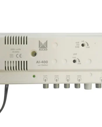 Купить Усилитель Alcad Al-400 1вх. 4вых. (4x102 dBmkV) ДМВ-МВ